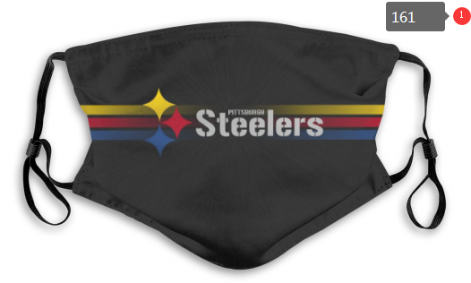 NFL Pittsburgh Steelers #9 Dust mask with filter->nfl dust mask->Sports Accessory